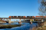 A heavy 403 lead by 3 GEs cross the Rimouski river